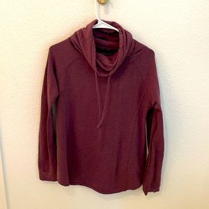Maroon Cowl-Neck Hoodie